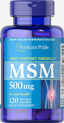 Puritan's Pride MSM 500 mg-120 Capsules Puritan's Pride MSM 500 mg-120 Capsules