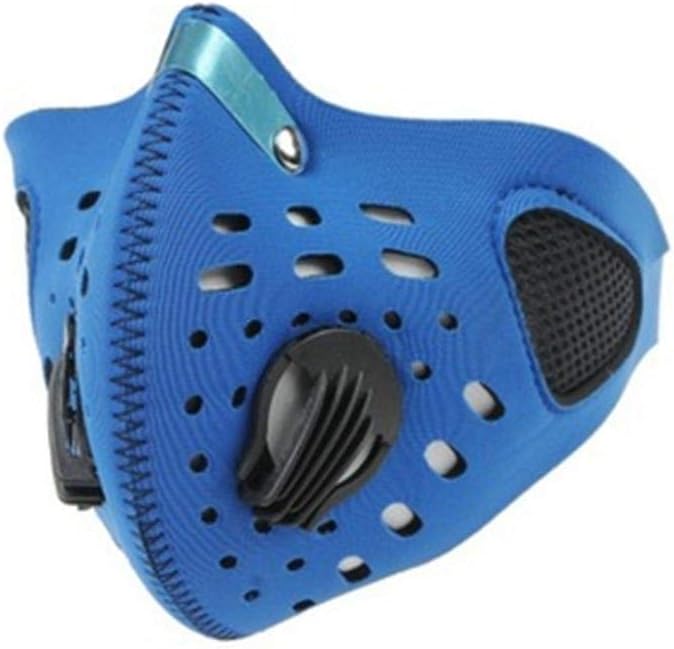 WooyMo Dust Mask Respirator, Anti Pollution Respirator PM2.5 Dustproof Safety Mask Washable and Reusable, Half Face Mask for Running Cycling Outdoor Activities Riding