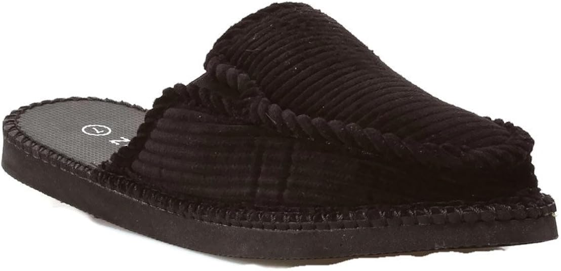 mens corduroy slippers