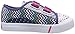 Skechers Kids Girls' Skippers-Polkadot Doodles Sneaker, Denim/Multi, 12 M US Little Kid