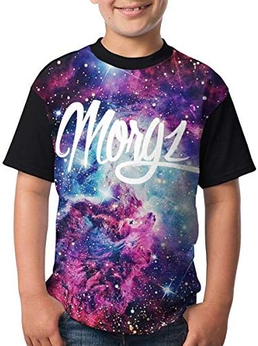Woiiser Kids Tshirts, Morgz Challenge Boys and Girls Print T-Shirts, Youth Fashion Tops