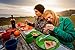 GSI Outdoors Cascadian 1 Person Table Set for Camping, Lightweight and Durable, Blue