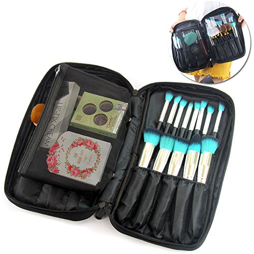 Samtour Professional Cosmetic Makeup Brush Organizer Makeup Artist