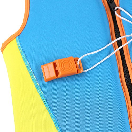 IvyH Kids Swimming Vest - Children Kids Swim Jacket Vest Swimming Training Floating Swimming Aid Vest with Emergency Whistle