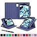 Kindle Fire HD 7 2014 Case, roocase Dual View 2014 Fire HD 7 Folio Case with Sleep/Wake Smart Cover with Multi-Viewing Stand for Amazon Kindle Fire HD 7 Tablet (4th Generation - 2014 Model), Navy