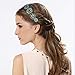 Women Headbands, Teenitor Rhinestone Beaded Elastic Headband for Women Girl Hair Accessories, Handmade vintage headbands Fits for Most, 3pcs
