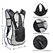 Vbiger Hydration Cycling Backpack, Black with Bladder, 5L+2L Water Bladder