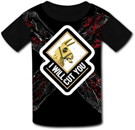 PQenT Rainbow Llama Girl T Shirt Stylish Design Polyester Clothes M