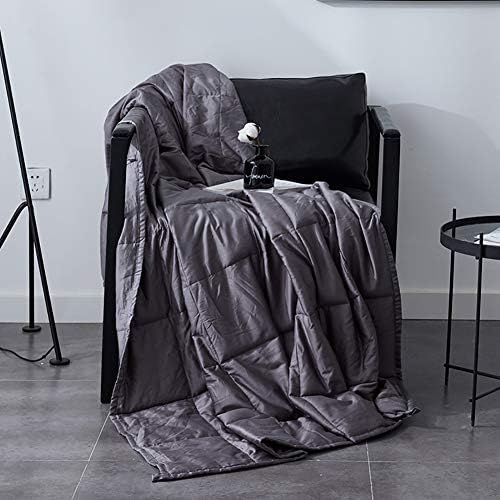 Weighted Blanket By For Adults Women, Men, Kids | Providing Calm And Comforting Sleep Great For Insomnia, Autism, ADHD(Gray,35"x47" 5lbs)