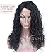 Sunwell Full Lace Human Hair Wigs with Baby Hair Pre Plucked Virgin Brazilian Human Hair Wigs for Black Women Natural Wave (130% Density, 16
