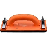 Edward Tools Hand Sander with Sandpaper Clamp - For Drywall, Wood, Floor - 9 1/4&rdquo; x 3 1/4&rdquo;&rsquo; - Ergo Contour Handle - Uses Standard 11 1/4&rdquo; Sandpaper