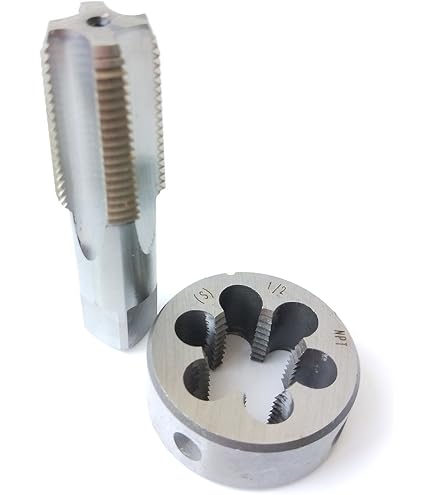 NPT Pipe Die Set - Carbon Steel Rethreading Dies, BSP Round Dies In G1/8 28, G1/4 19, G3/8 19, G1/2 14, G3/4 14, G1 11