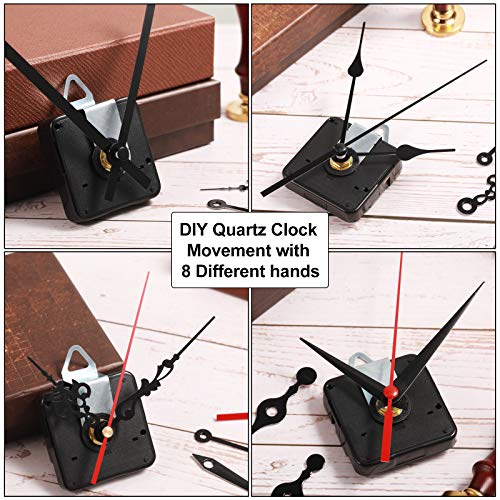 2 Pieces Quartz Clock Movement Mechanisms Non Ticking Clock Mechanism
