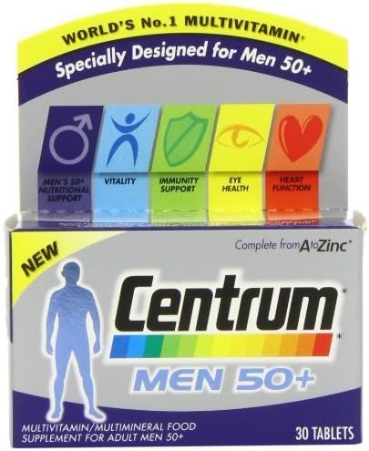 Centrum Men 50 Plus SRP Tablets - Pack of 30 Tablets by Pfizer Consumer Healthcare