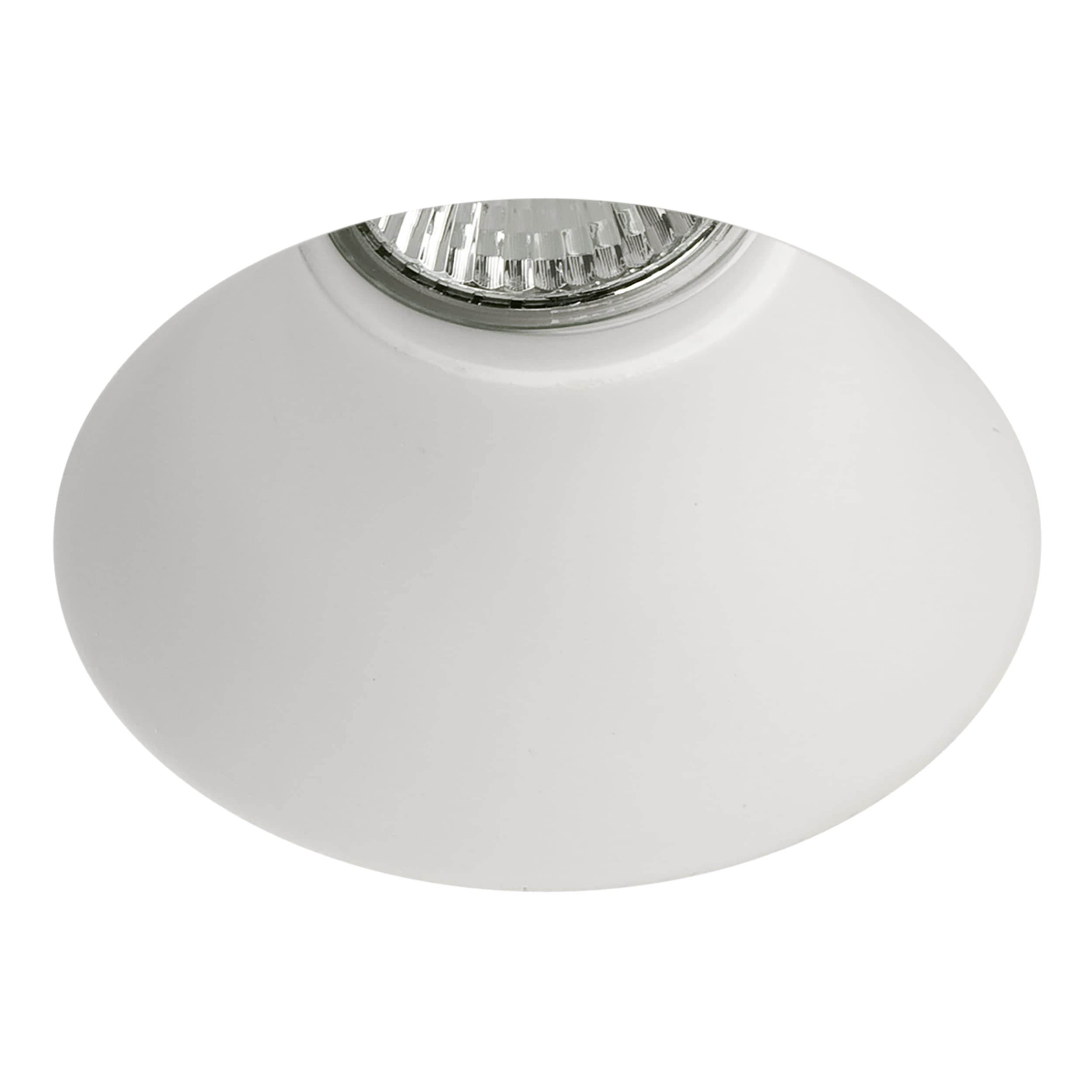 Blanco Round Recessed Interior Downlight in Plaster