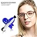 Bestidy Eyeglass Cleaners Set Lens Cleaner for Eyeglasses and Sunglasses Glasses Cleaner for All Types of Eye Wear (Blue)