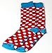 DapperGanger Men Socks Colorful Happy Funny Crazy Fun Dress Cool Barber Pack Set