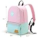 mommore Kids Backpack for School Lunch Bag with Chest Clip Best for 3-6 Years Old (Pink and Blue)