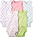 Carters Baby Girls 5-Pack Sleeveless Bodysuits Print