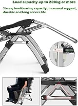 DQCHAIR Outdoor Zero Gravity Chair with Cup Holder Extra Wide Recliner 200 kg view 7
