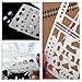 24 pcs Stencil, Taotree DIY Drawing Template Stencil Set for Planner (24 pcs Stencil)