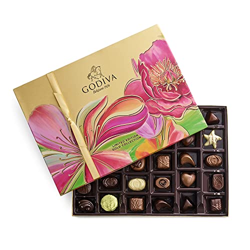 Godiva Chocolatier Gourmet Chocolate Gift Box Assorted Dark, Milk