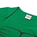 A&J Design Baby Boys' Green Hulk Short Sleeve Bodysuits (0-6 Months)