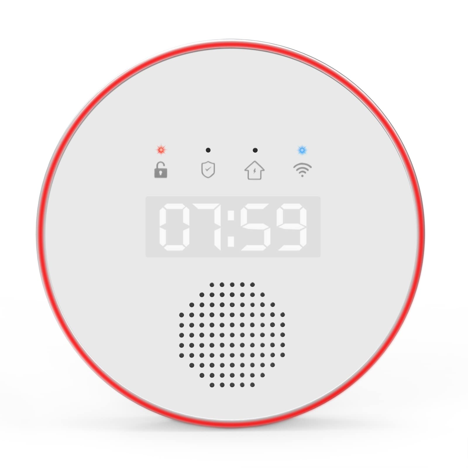 YISEELE Alarm Base Station with Built-in Siren, Phone APP and SMS Push Work with Alexa, Google Assistant, YX-800 Alarm System-1