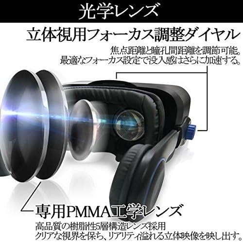 Amazon Co Jp T Pro 3d Vrゴーグル イヤホン一体型 Iphone各シリーズ Android 各種対応 4 0 6 0インチ ブラック 家電 カメラ