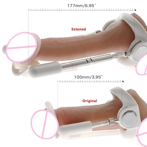 Adult Sex Toys White Penis Stretching Device for Men, Penis Enlargement Exercise Device in Dubai - UAE | Whizz Back Massagers Adult Sex Toys White Penis Stretching Device for Men, Penis Enlargement Exercise Device in Dubai - UAE | Whizz Back Massagers