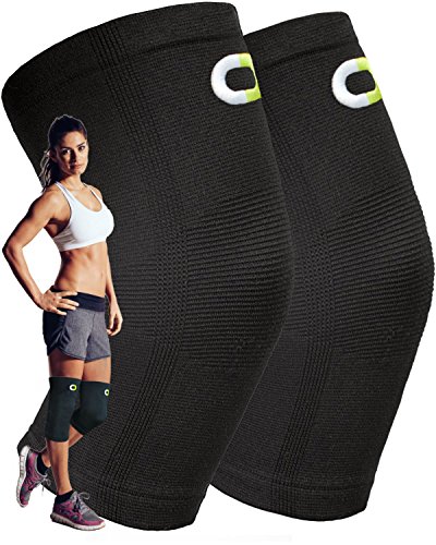 Knee compression sleeve (1 pair) - instant knee support…