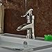 Rozin Single Lever Waterfall Spout Bathroom Basin Faucet Vessle Sink Mixer Tap Brushed Nickel