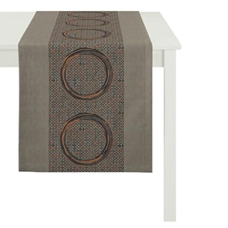 APELT 7904_Fb.70 Tischläufer 48 x 140 cm Kreis