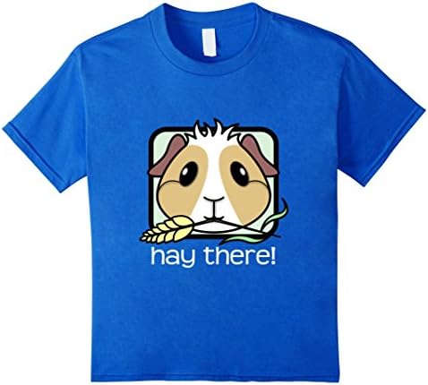 Kids Hay There Guinea Pig T-shirt 8 Royal Blue