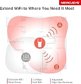 Mercusys ME30 AC1200 Wi-Fi Range Extender Dual-Band 1200 Mbps Access Point LAN view 3