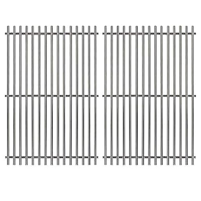 Hongso 19.5" #304 Stainless Steel Grill Grates Replacement for Weber Genesis E and S Series 300 E310 E320 S310 S320 Gas Grills, A Set of 2 Cooking Grates 7528 (SCG528)