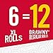 Brawny Paper Towels, 6 XL Rolls, Pick-A-Size, White, 6 = 12 Regular Rolls