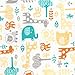 Trend Lab Deluxe Flannel Fitted Crib Sheet, Lullaby Zoo