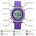 Girls Wacthes, Digital Colorful Waterproof Swimming Sport Girls Kids Child Cool Wrist Wacth (Purple Color)