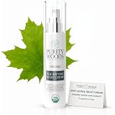 Purity Woods Night Cream, Age-Defying, Anti Aging Cream, Night Moisturizer | Facial Night Creams, Nighttime Deep Wrinkle Cream, USDA Organic Skincare, All Skin Types, Overnight Cream for Mature Women