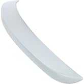 HECASA Spoiler Wing Compatible with 1998-2008 Crown Victoria | Rear; Rear Trunk Spoiler Lip ABS Plastic Painted Gray