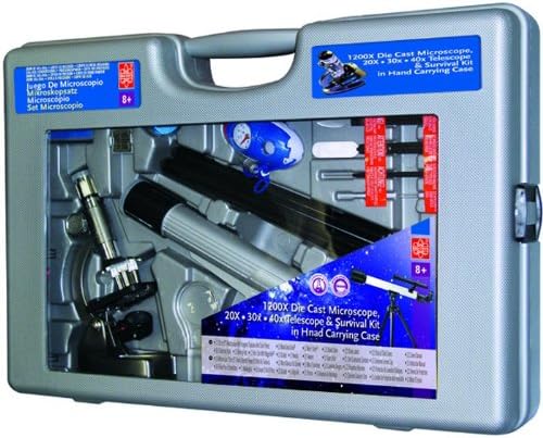 edu science telescope and microscope set