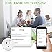Smart Plug Compatible with Alexa, Google Home, BlitzWolf Mini Outlet Wifi Smart Socket with No Hub Required, Timing, Control Your Devices from Anywhere, ETL Listed, 3-Pack