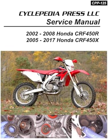 2004-2015 Honda CRF250X Cyclepedia Printed Motorcycle Service