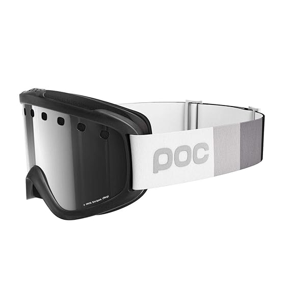 POC Skibrille Iris Stripes, Uranium Black, S