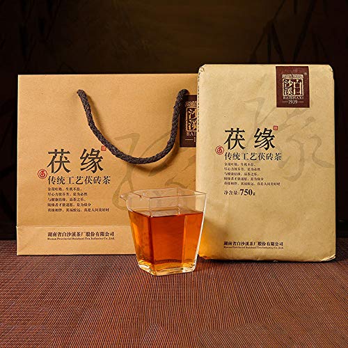 Chinesischer Kräutertee Golden Flower Fu Zhuan Tee Schwarzer Tee 750g Neuer Dufttee Gesundheitspflege Blumentee…