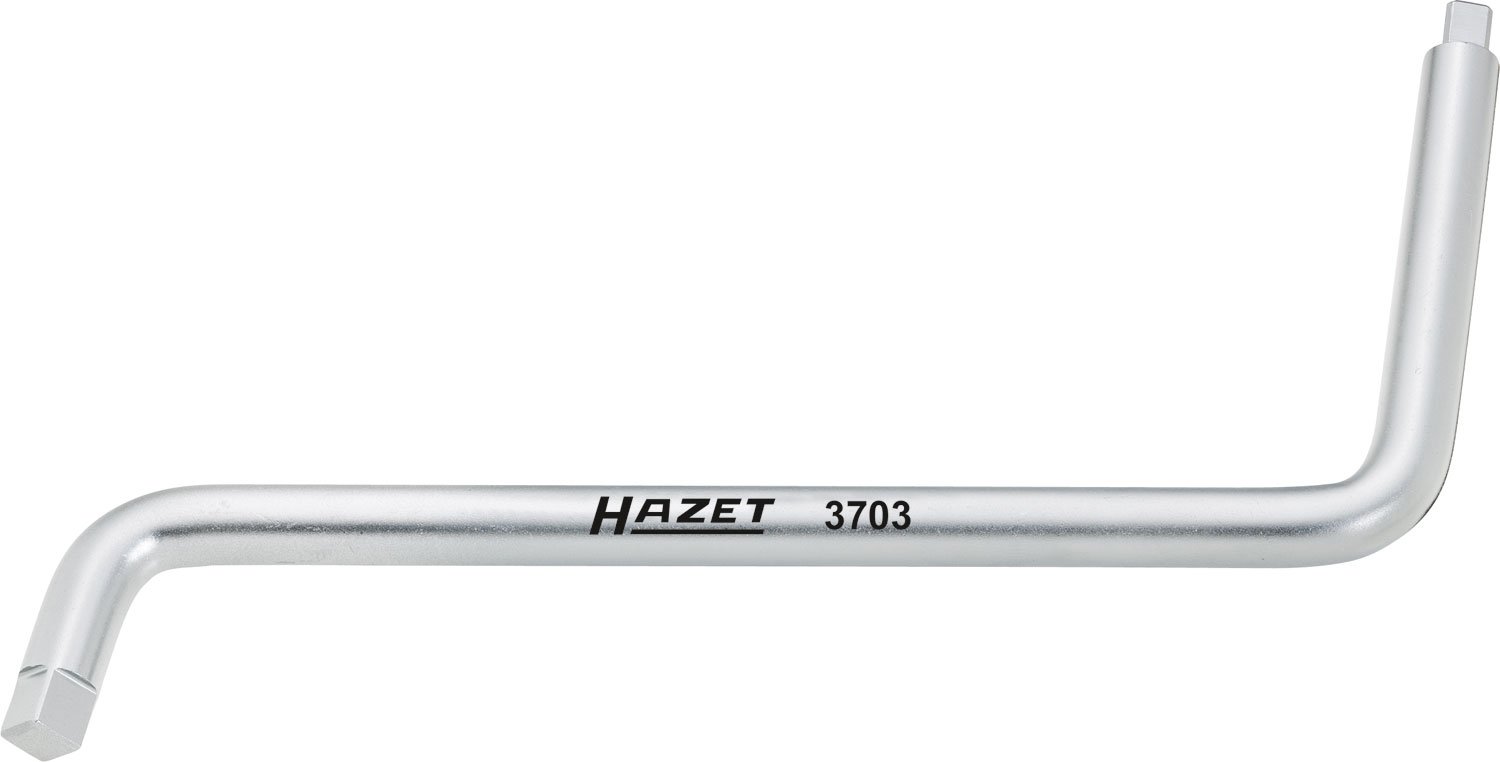 HAZET 3703 233 mm Square Profile Oil Service Wrench - Chrome-Plated