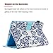 iPad Mini 2 3 Case - LittleMax(TM) PU Leather Stand Case Smart Flip Folio Wallet Case Cover with Auto Wake/Sleep for iPad Mini 1/2/3 [Free Cleaning Cloth,Stylus Pen]-03 Cobalt Blue Folk Flower