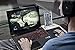 iSkelter Hover X+ - Ultimate Gamers LapDesk - Giant Gamers Mousepad - Heat Ventilation - Natural or Walnut Bamboo - Made in The USA (Extended - 17