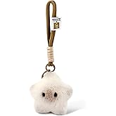 Hoheng Cute Plush Cloud Keychain Cute Bag Charms Plush Bag Charm Soft Fluffy Keychain Gift for Women Teens Girls